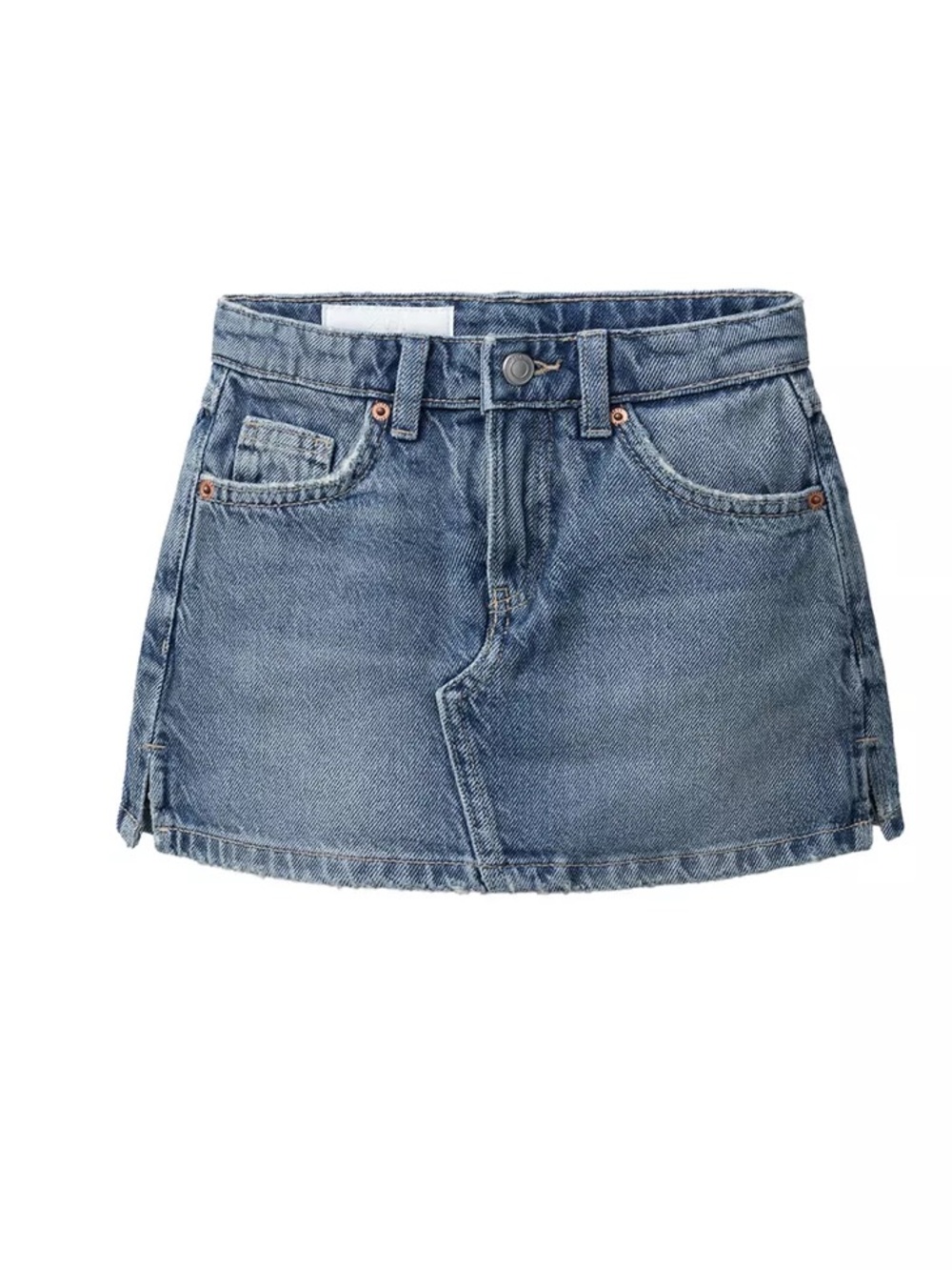 Zara Light Blue Denim Skort